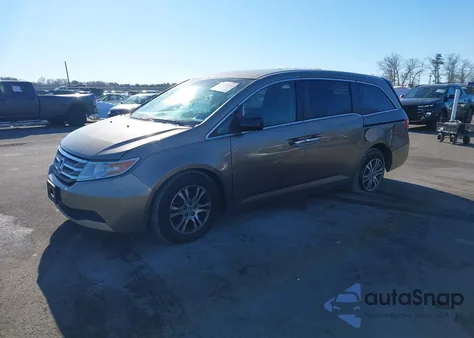 2012 Honda Odyssey Ex z USA, uszkodzony, nr VIN 5FNRL5H44CB010653